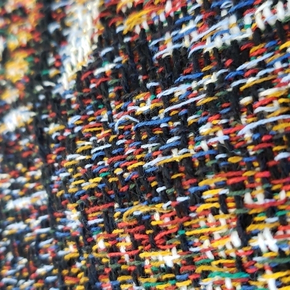 Avon 2004 Throw Blanket Christmas Tapestry Santa Clause Gold Treading - Picture 10 of 12